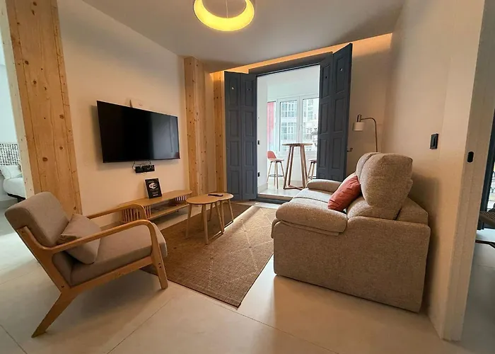 Atuaire Centrico Balcones Con Vistas Al Camino De Santiago Lejlighed